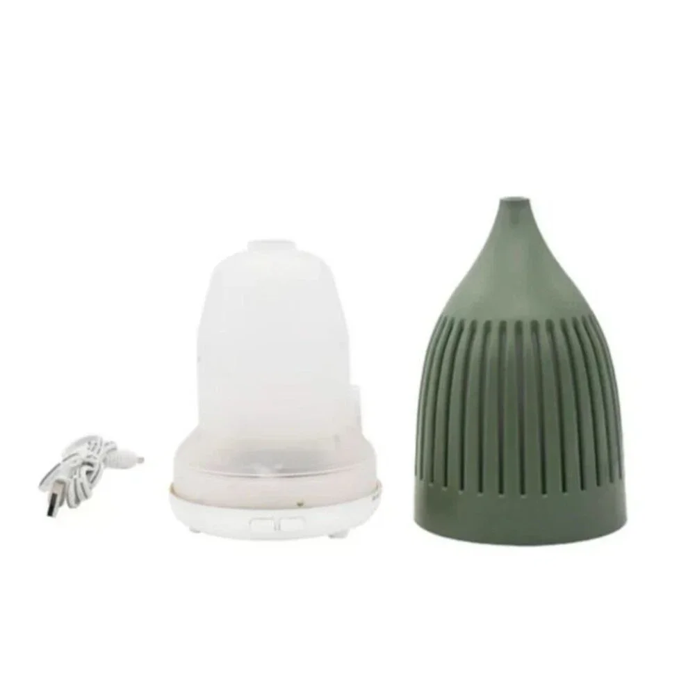 MainStays Cool Mist Ultrasonic Aroma Diffuser Sage Green with White Base